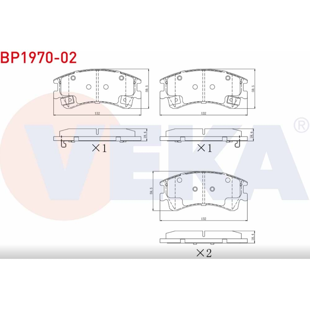 Disk Balata Mazda 6 Station 2.0 Ön - VEKa