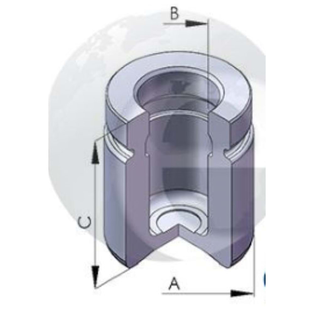 Fren Kaliper Pistonu Arka Bmw E39, E60, E61, Landrover