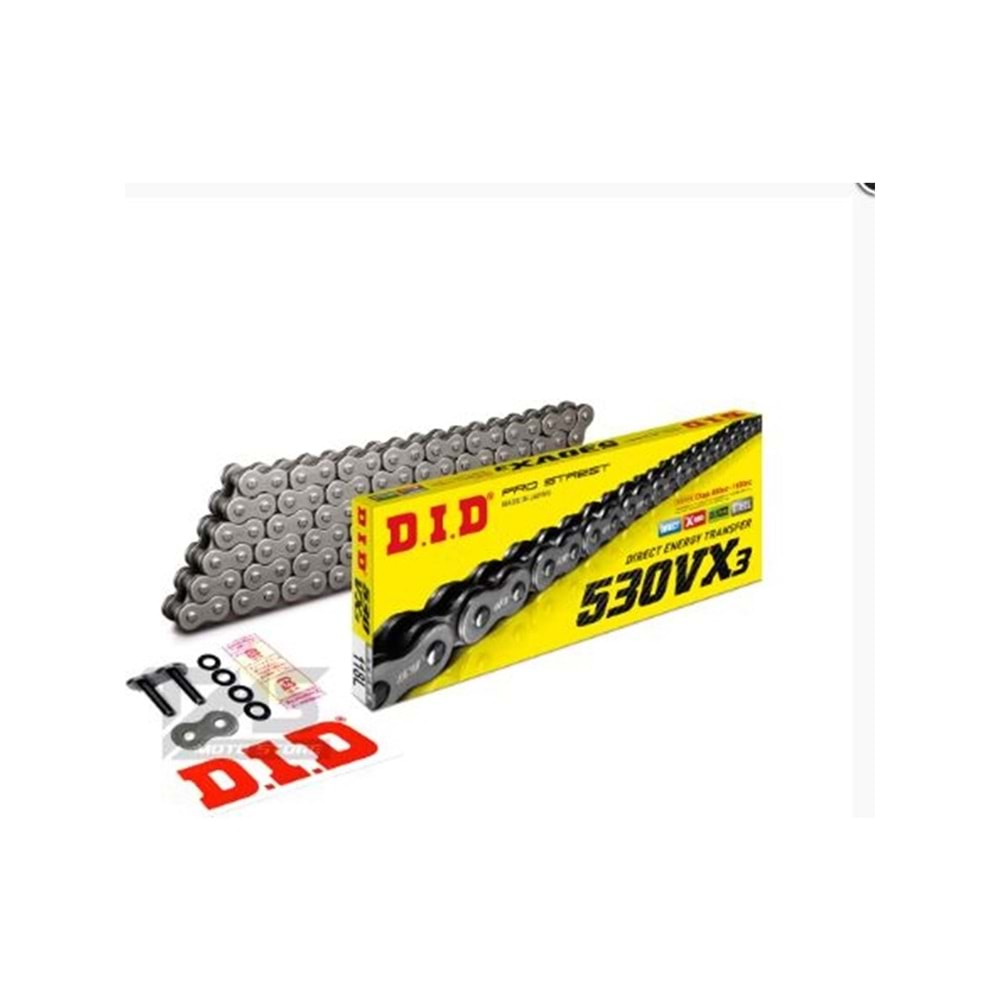 D.I.D 530VX3 ÇELİK X-RİNG ZİNCİR 118