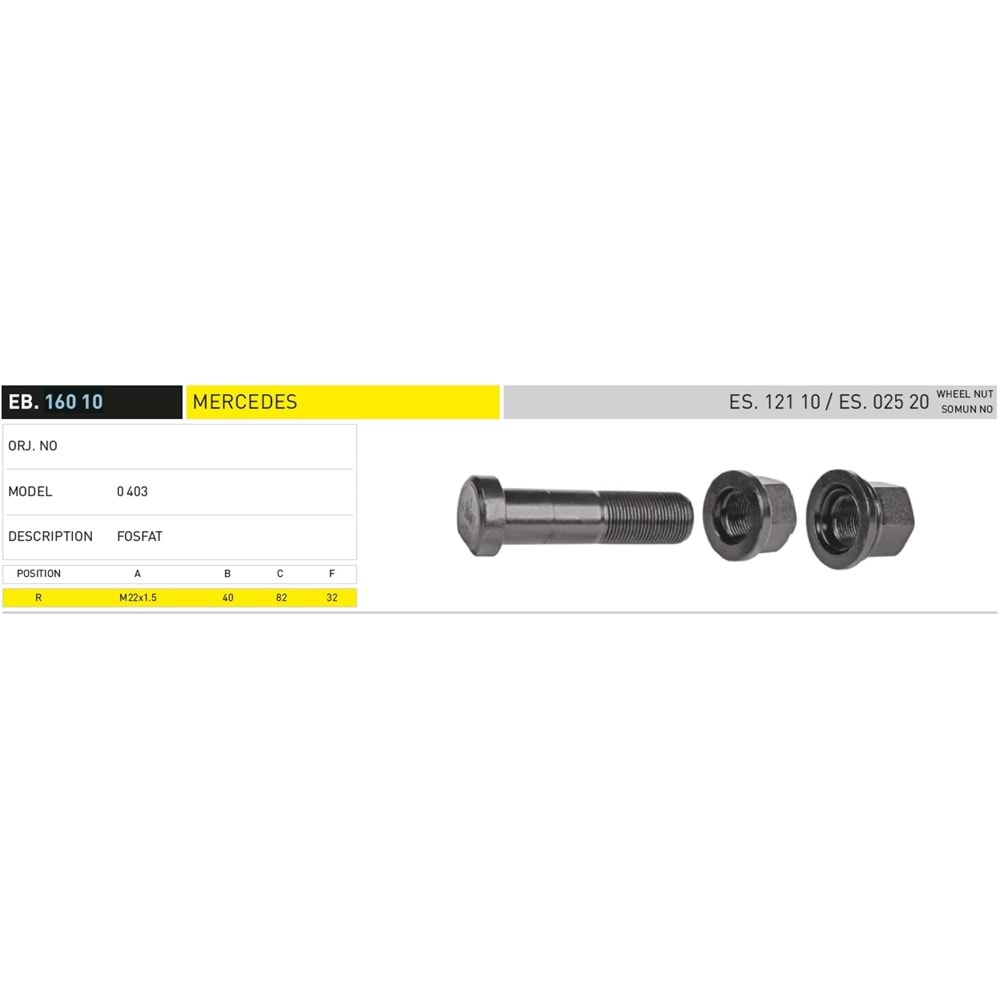 MERSEDES 403 ARKA BİJON - EKER