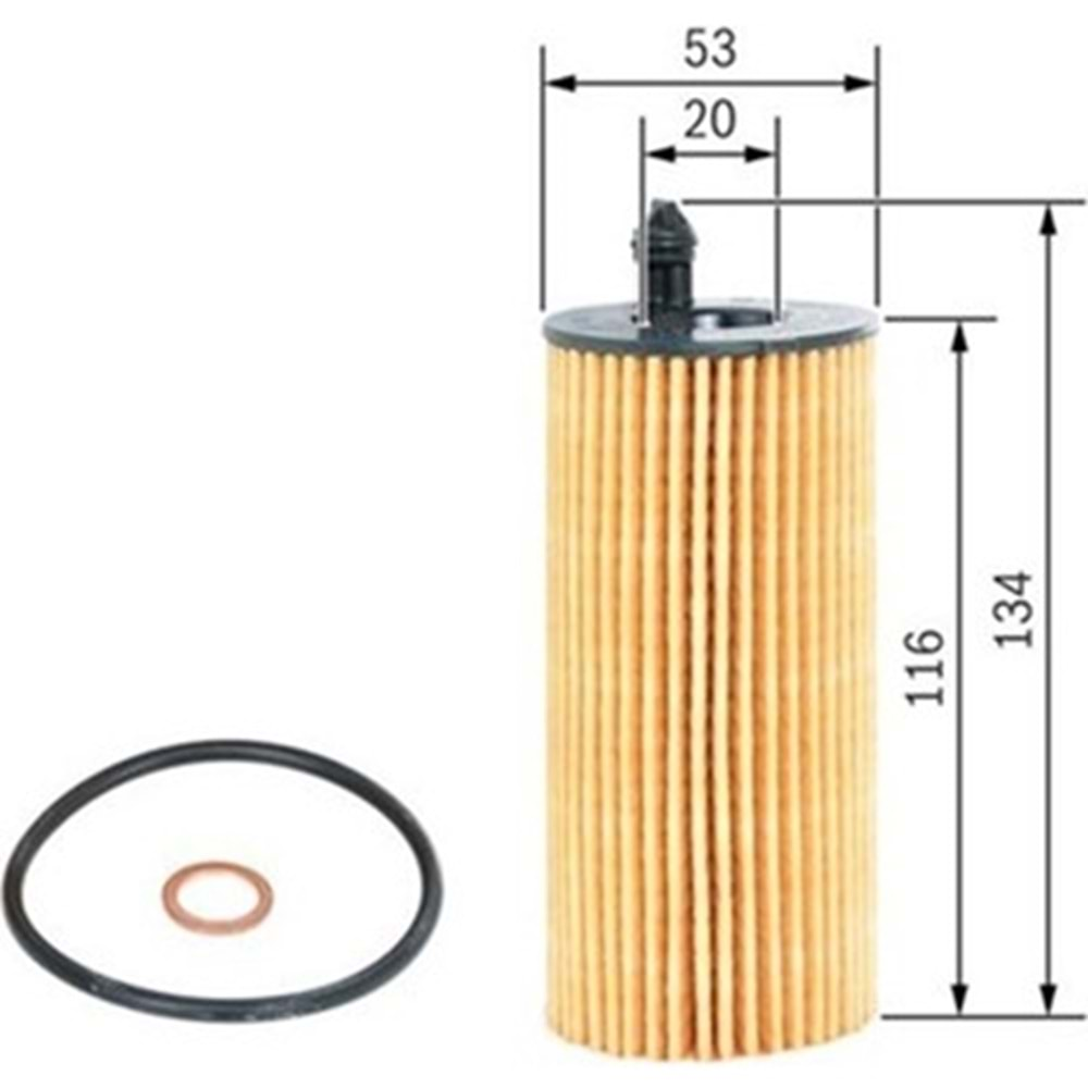 Yağ Filtresi Bmw F20, F30, G20, F10, G30, F25, F26, N47 - Bosch