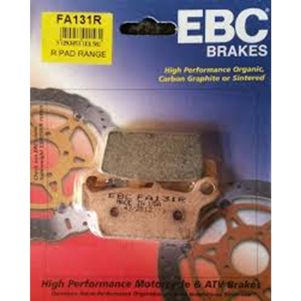 EBC FA131R SİNTERLİ BALATA CR125, CR250, XR400, XR650, YZ400 F