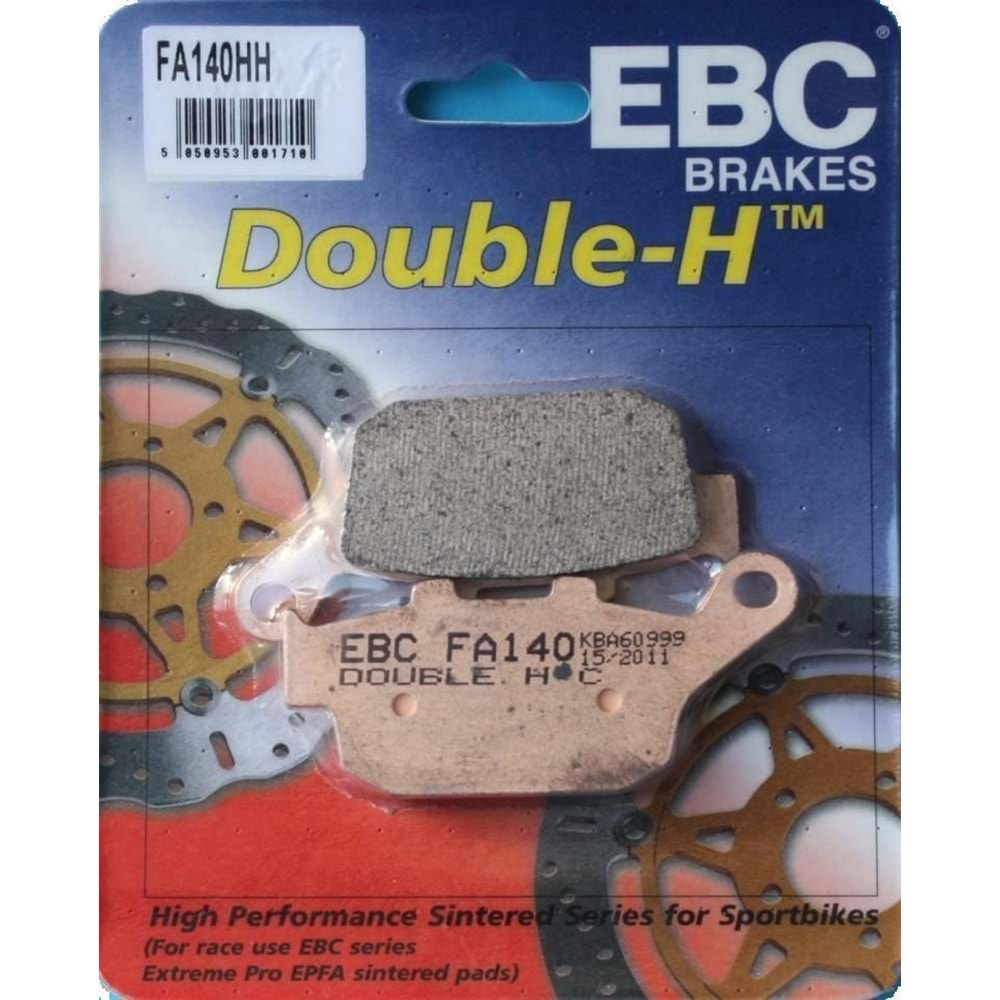 EBC FA140HH SİNTERLİ BALATA ARKA CBR500, NC750, KLE650, VT1100