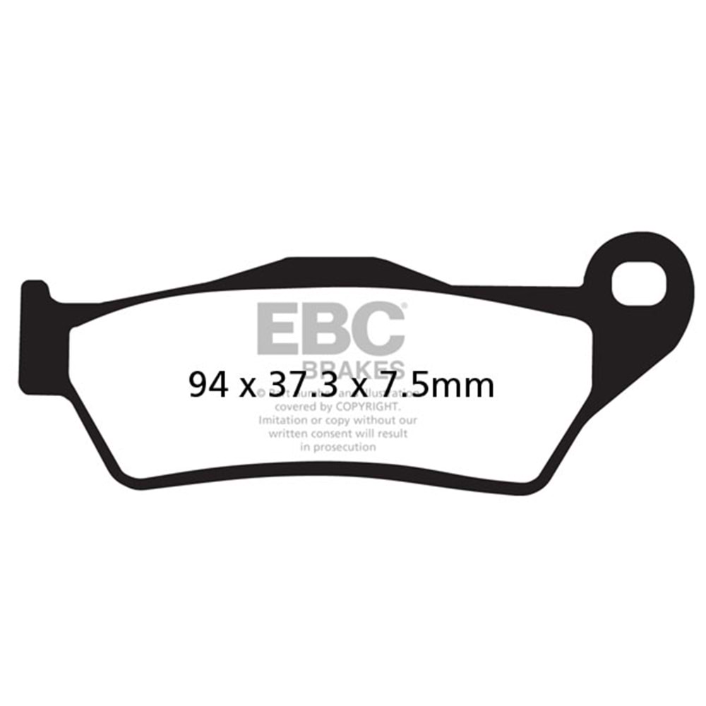 181 EBC SİNTERLİ ARKA BALATA KTM1050 1190 1290, SİNTERLİ ÖN BALATA TIGER800 TENERE700