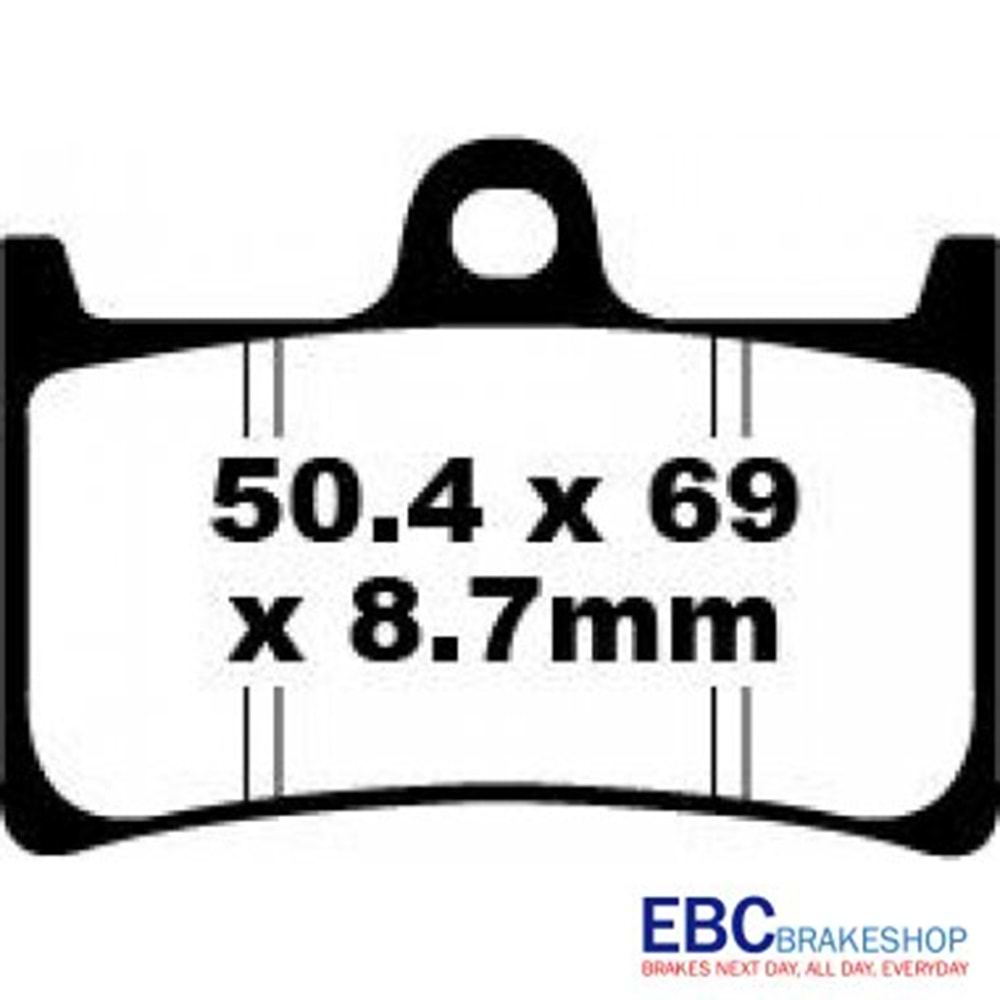 EBC FA252HH SİNTERLİ BALATA ÖN MT07, MT09, YZFR1, FZ1, FZ6, SXR700