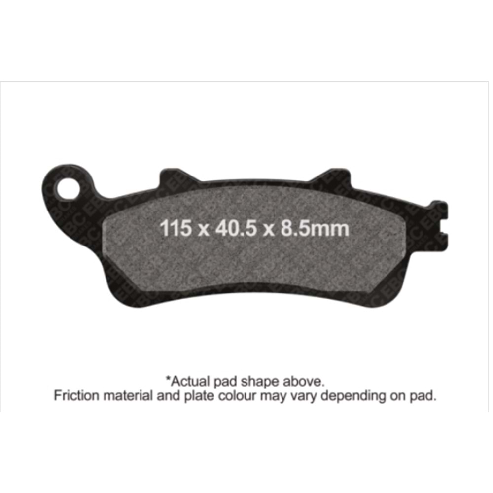 EBC Fren Balatası Yarı Yinterli Ön FA261V Honda CBR 1100 XX