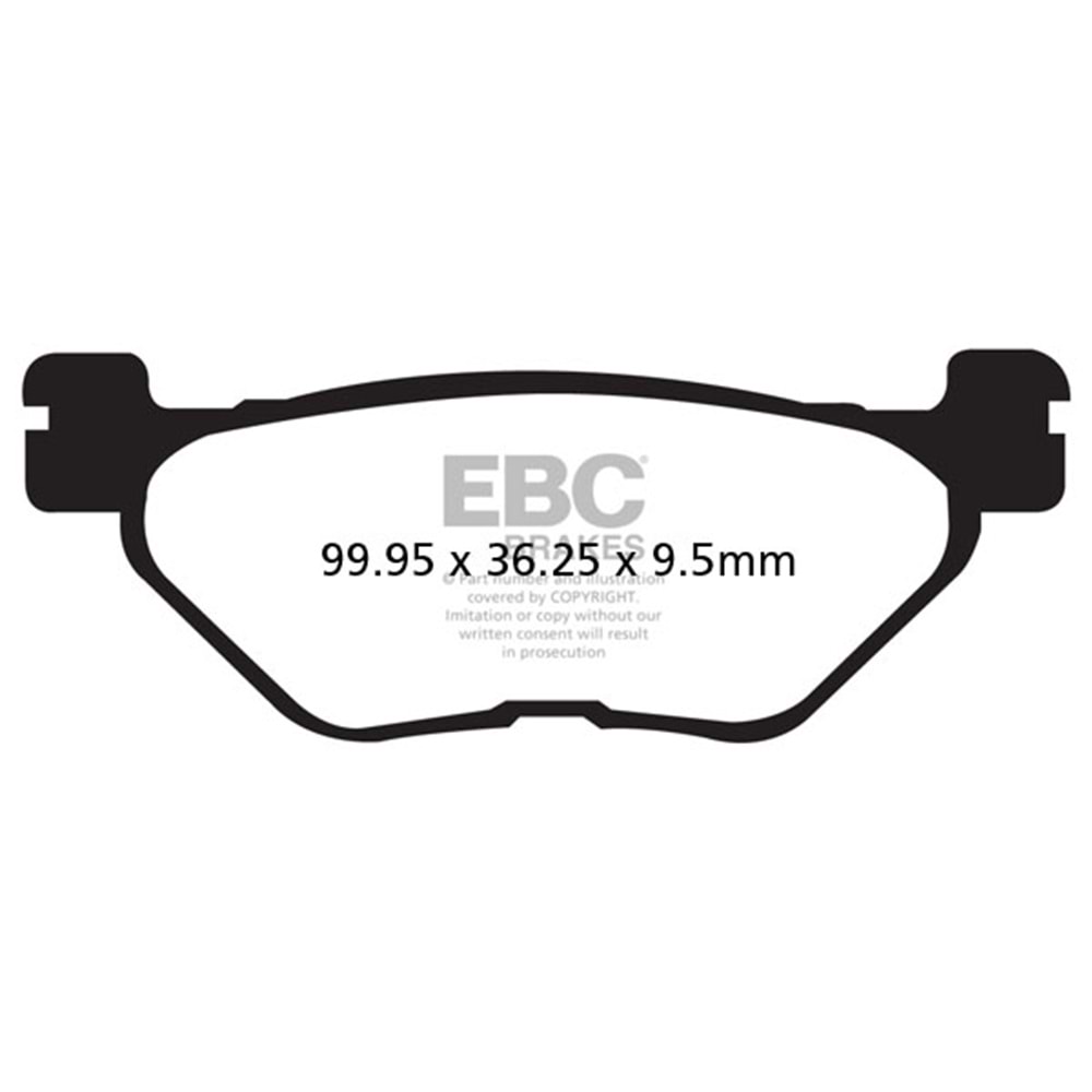 EBC SFA319-2HH SİNTERLİ BALATA ARKA GV650, FJR1300, XVS1300