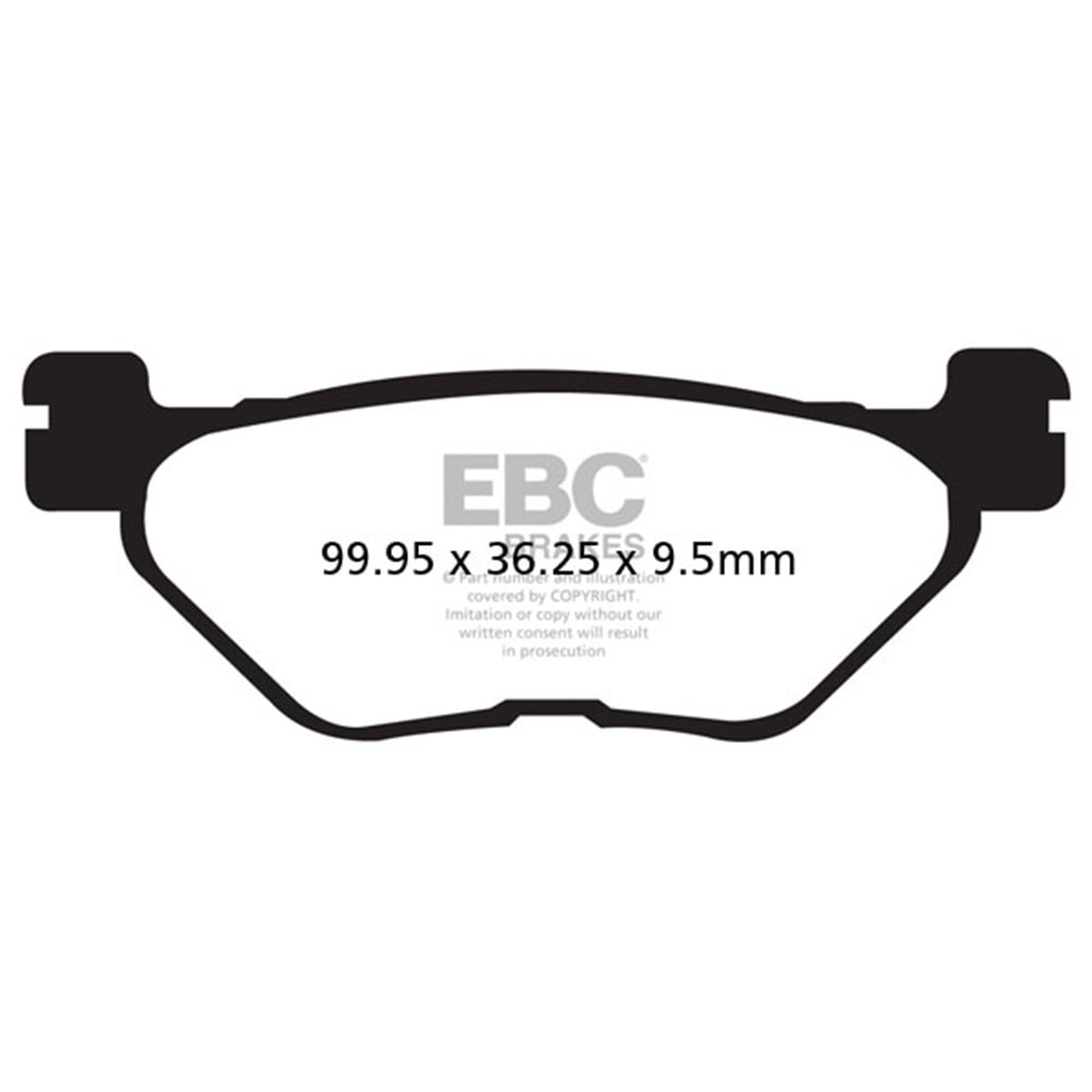 EBC SFA319/2HH SİNTERLİ BALATA ARKA GV650, FJR1300, XVS1300