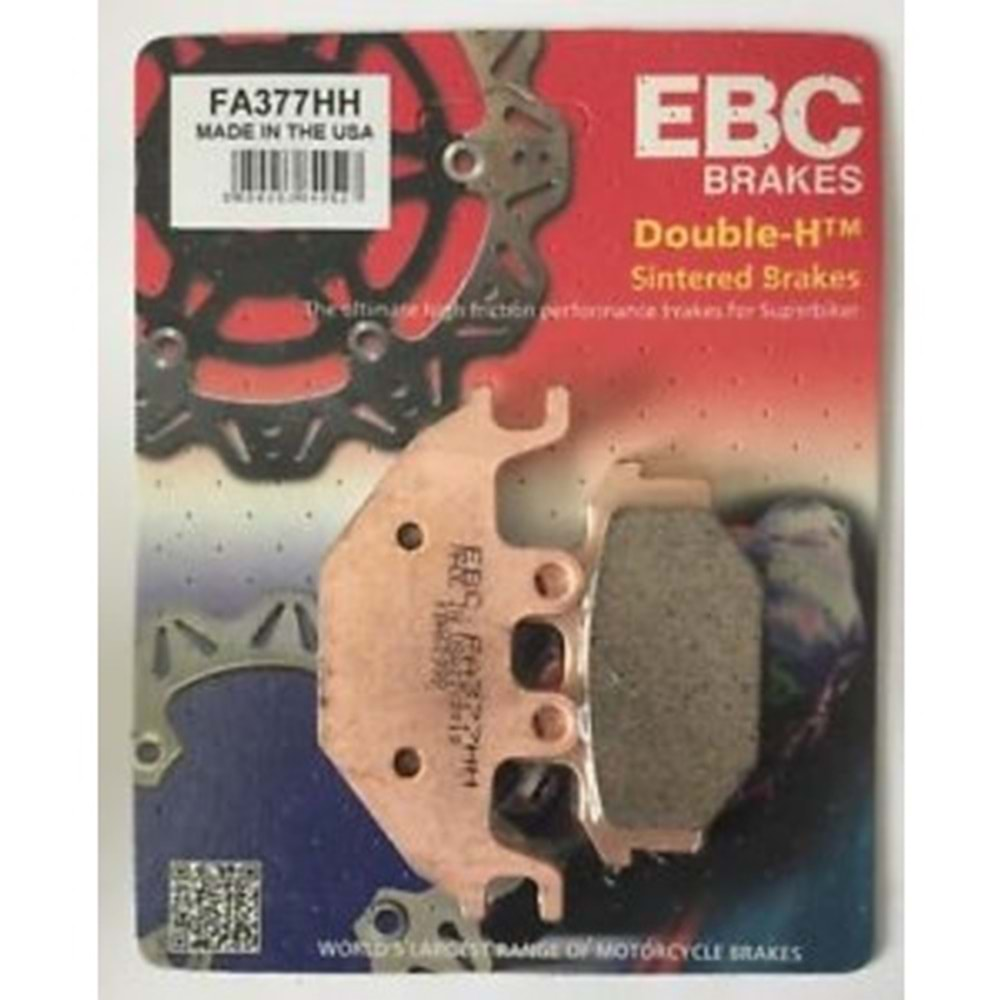 EBC FA377HH SİNTERLİ ARKA BALATA SYM ATV300, ATV600, WLF250, YZF125 R