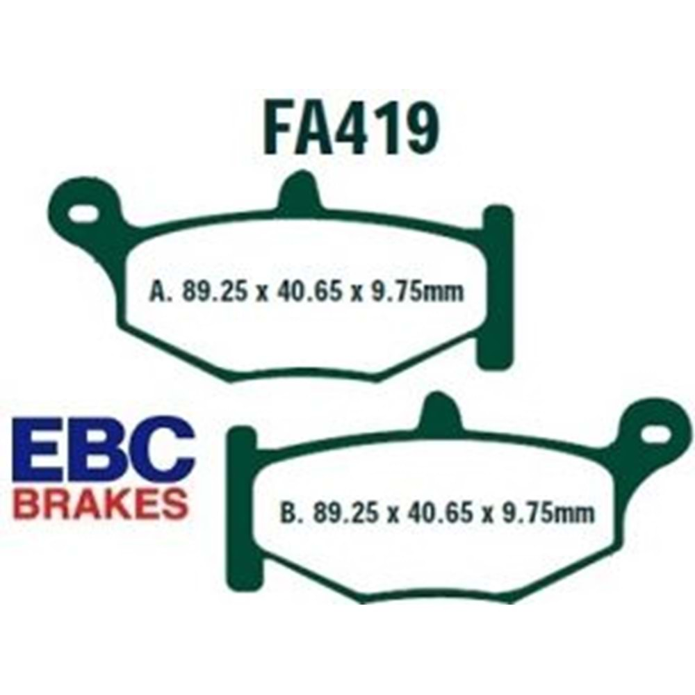 EBC FA419HH SİNTERLİ BALATA GSXR600, GSXR750, GSXR1000, GSXR1300, DL1000,