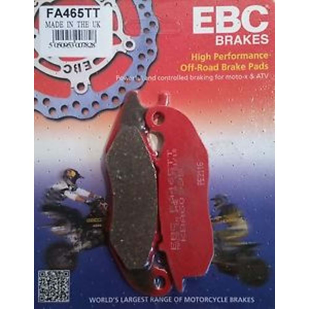 EBC FA465TT KARBON DİSK BALATA ÖN CRF 250 L 13-21, CRF 250 RALLY 17-21, LIBERTY 125 17-18