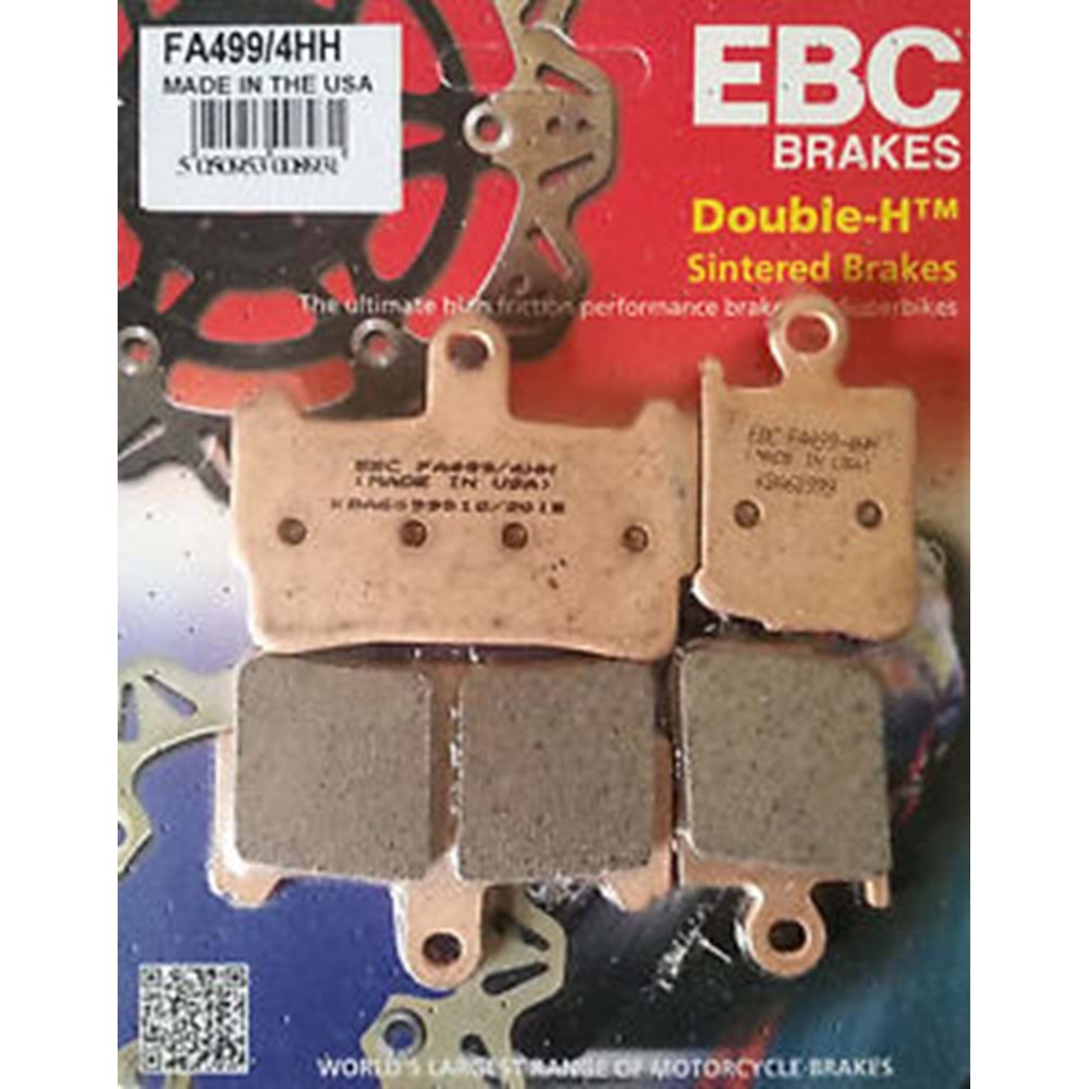 EBC FA499-4HH SİNTERLİ BALATA HONDA VFR 1200 10-14, VFS 1200 10-14