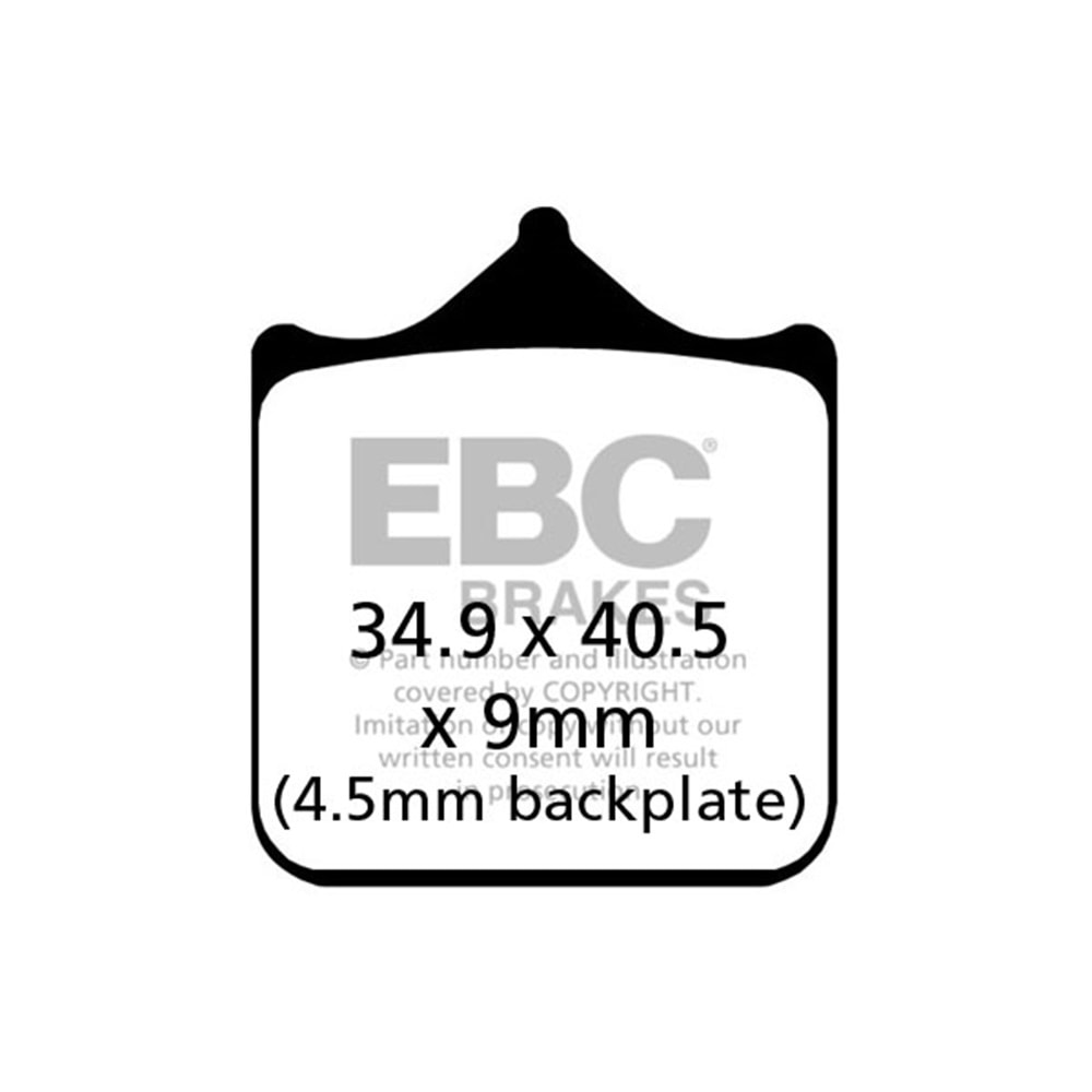 EBC Bmw S1000 R 14-19, S1000 RR 10-18 Disk Balata Ön (4 Adet)