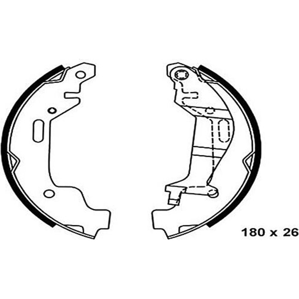 KampAna Balata Opel Agila Arka - FeRODO