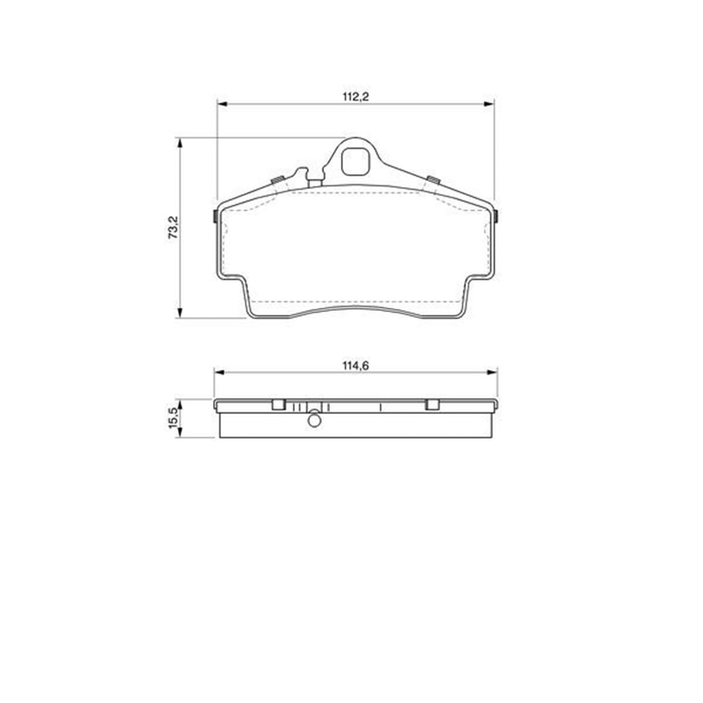 Disk Balata Vw, Porsche 911 Arka - TRW