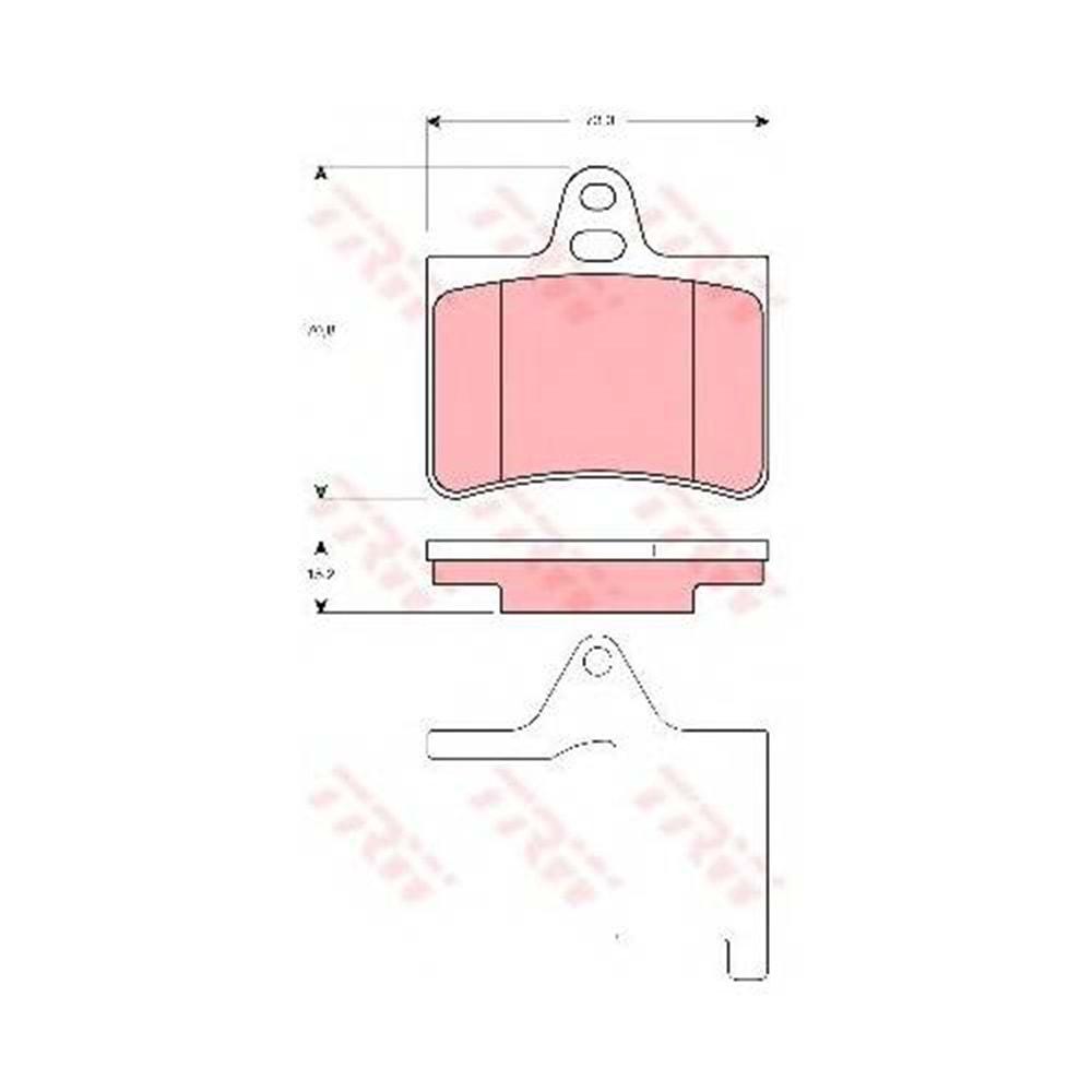 Disk Balata Citroen C5 II Arka - VEKa