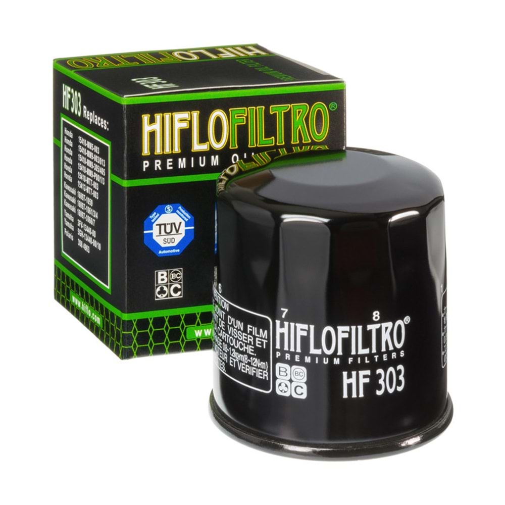 HIFLO HF303 YAĞ FİLTRESİ VFR400, CBF500, CB600, ZX6, KLE650, Z1000
