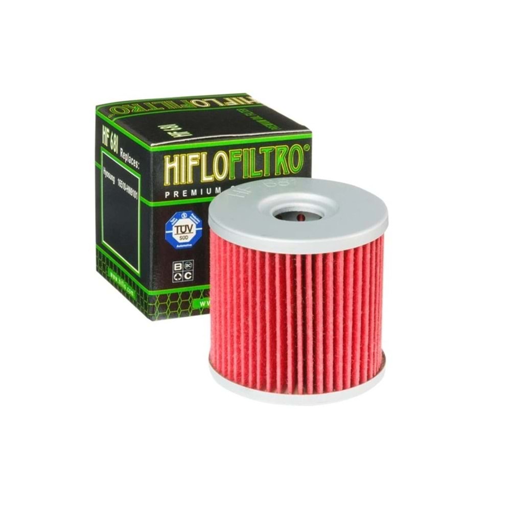 Hiflo HF681 Yağ Filtresi 2005-2015 Hyosung Gv 650