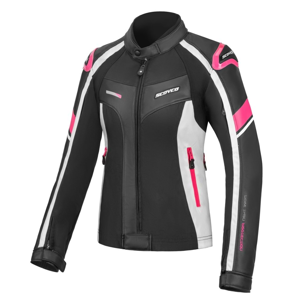 Scoyco JK152 4 Mevsim Kadın Motosiklet Montu - BEYAZ - L