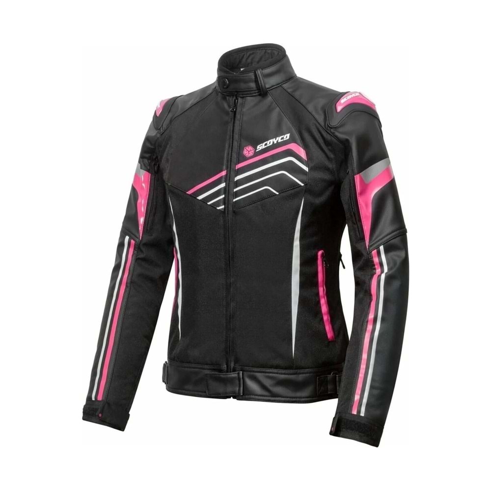 Scoyco Jk153w Dört Mevsim Kadın Motosiklet Montu Deri - PEMBE - L