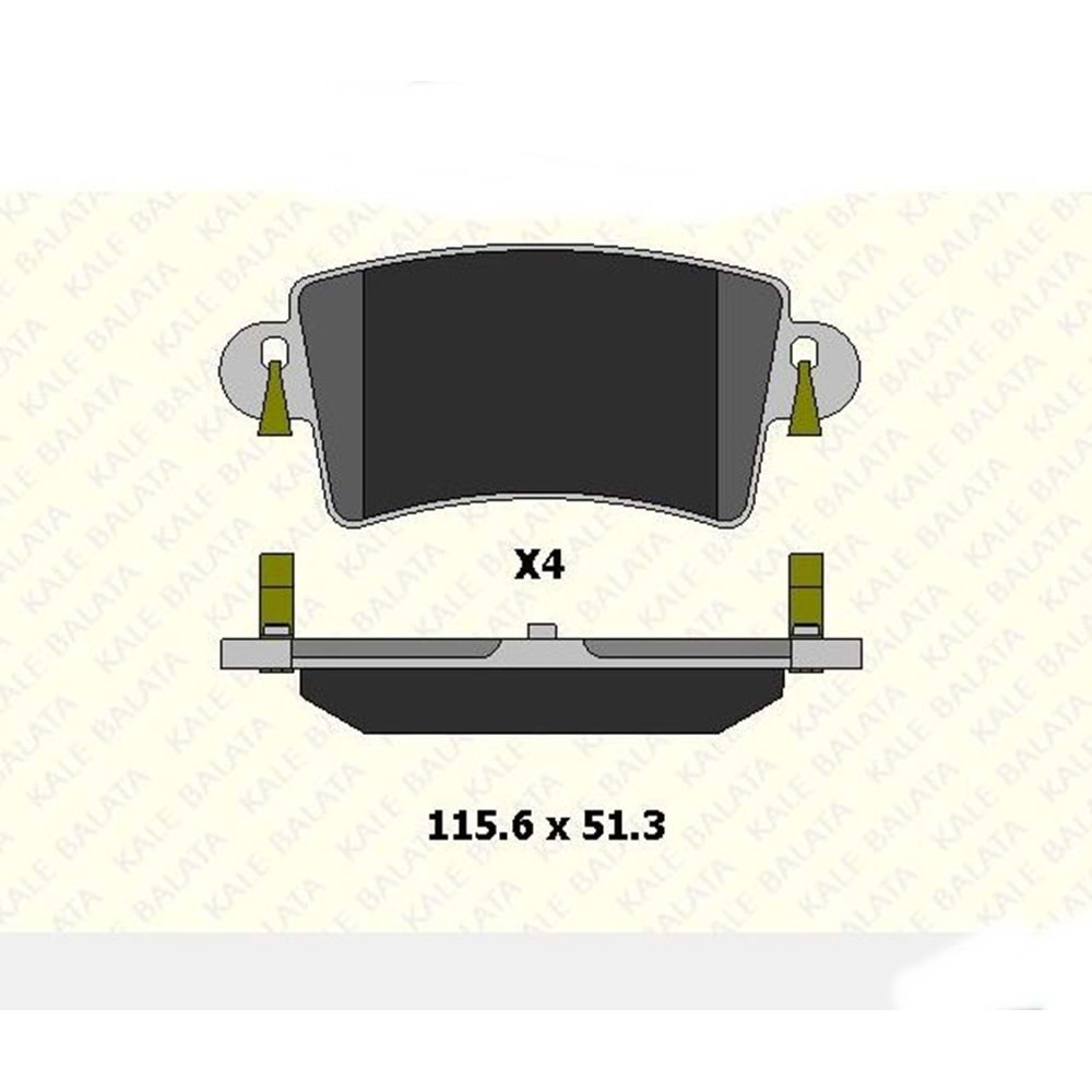 Disk Balata Renault Master II, Opel Movano, Nissan İnterstar Arka - KaLE