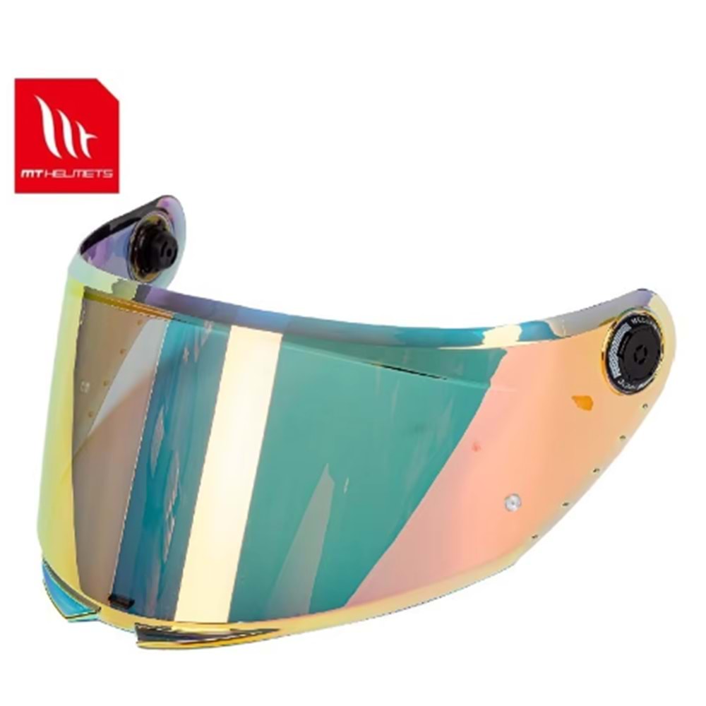 Mt Kask Camı Mt-V-28B Gold Thunder 4, Stinger 2, Braker Uyumlu