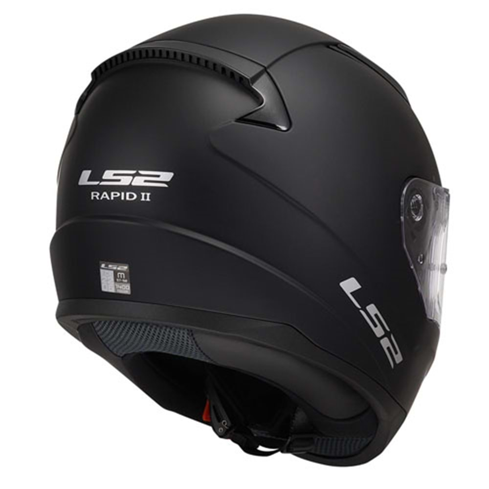 Ls2 Kask Rapid 2 Mat Siyah - L Beden