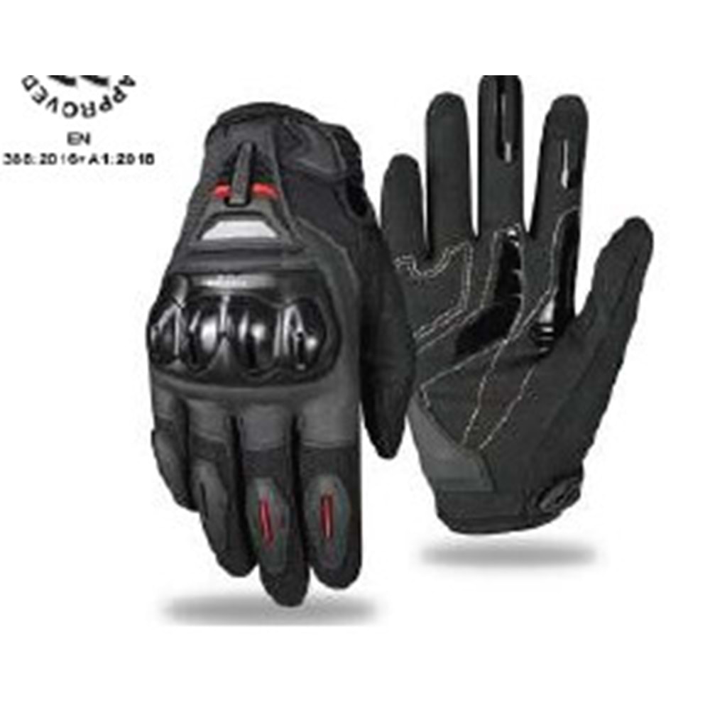 Ones Again MG07 Motosiklet Eldiveni Kırmızı - M