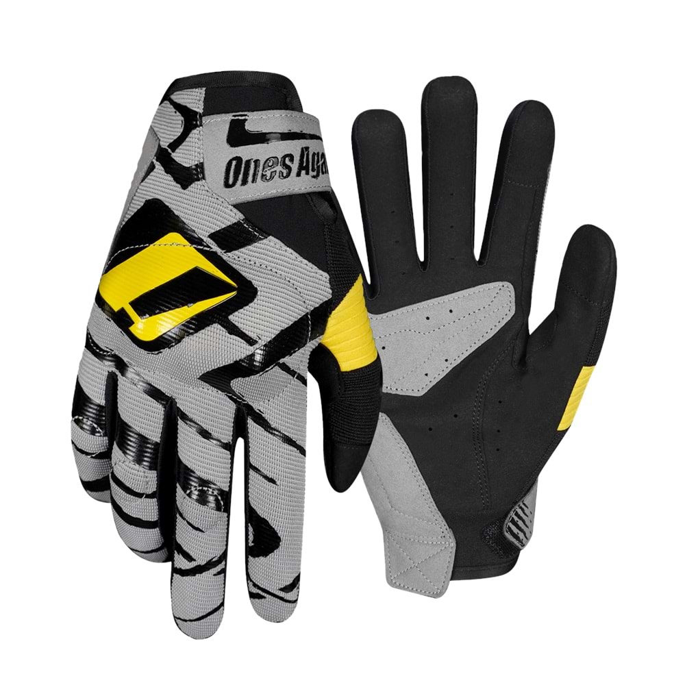Ones Again MG12X Motosiklet Eldiveni Yazlık Siyah - L