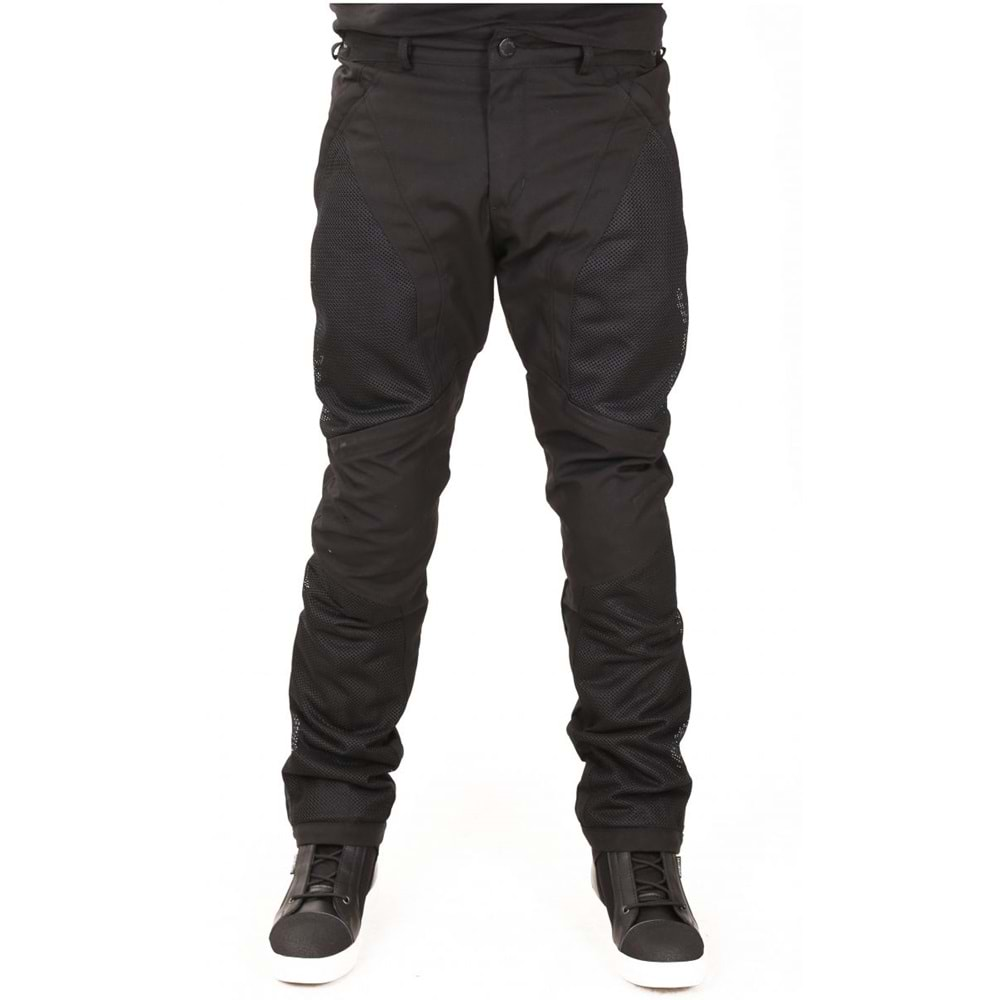 VENOM MOTOSİKLET PANTOLONU YAZLIK URBAN FİLELİ - SİYAH - 2XL BEDEN