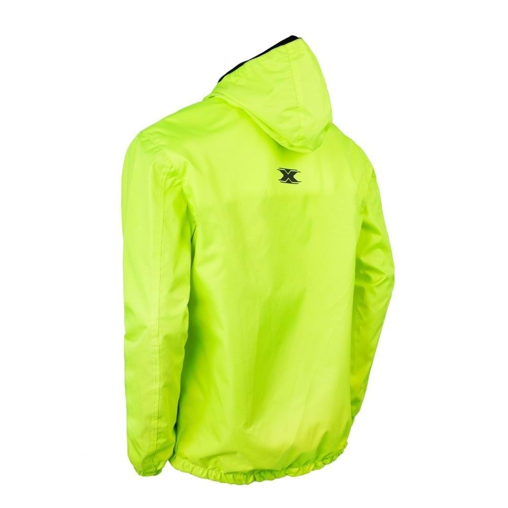 Motosiklet Yağmurluk Korumalı Kapşonlu Neon - XS Beden