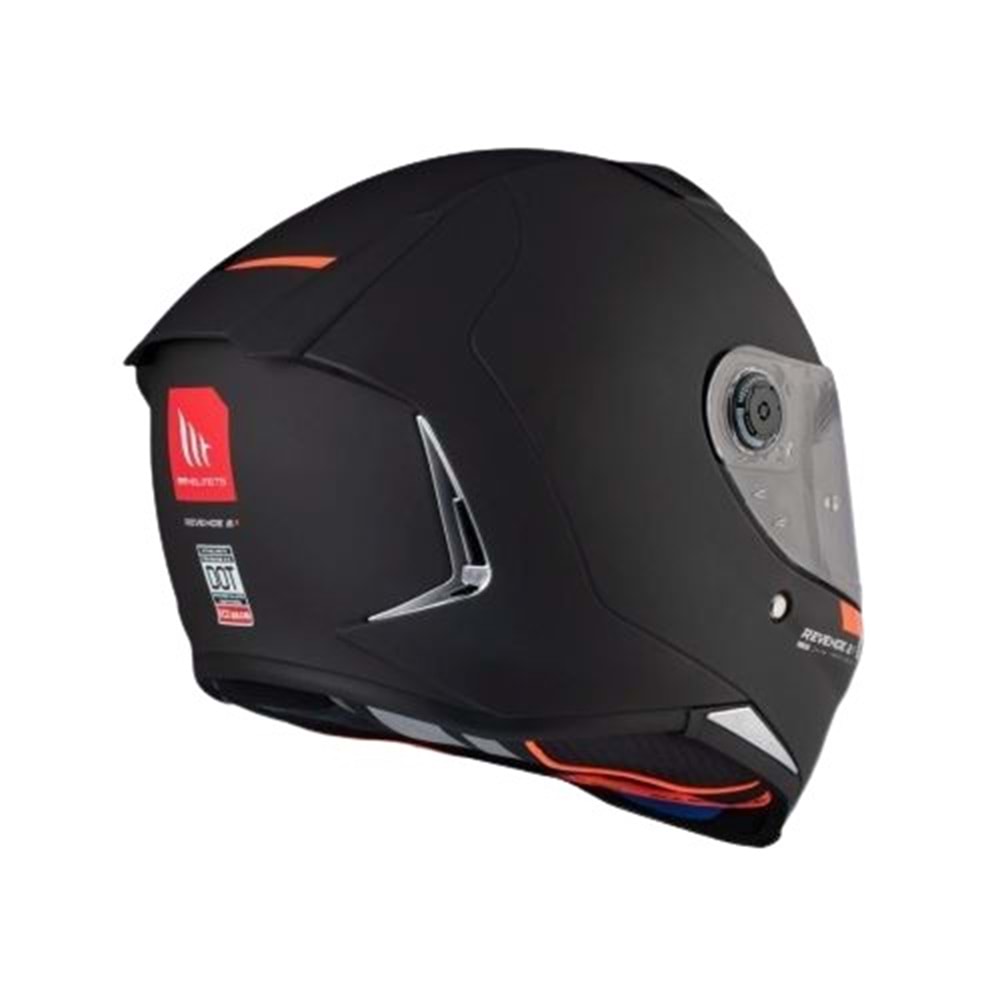 Kask Mt Revenge 2 S Solıd A1 Mat Siyah - L