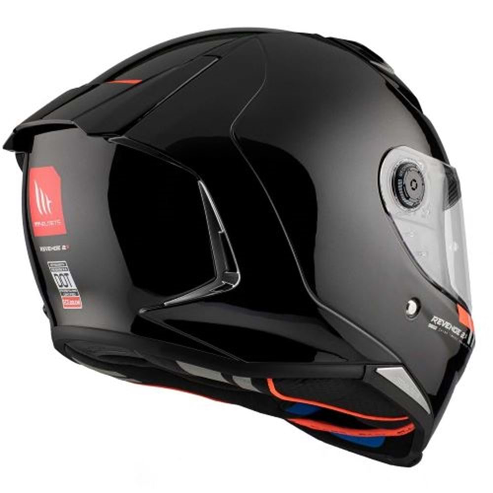 Kask Mt Revenge 2 S Solıd A1 Siyah - 2Xl