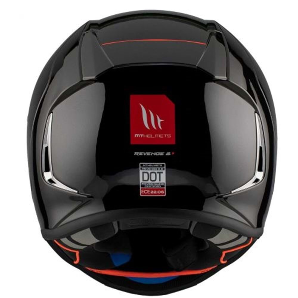 Kask Mt Revenge 2 S Solıd A1 Siyah - 2Xl