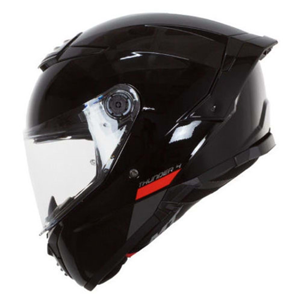 Mt Kask Thunder 4 Sv A1 Parlak Siyah - M Beden