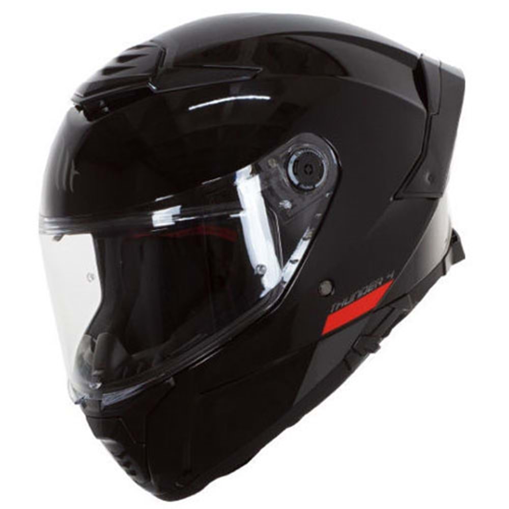 Mt Kask Thunder 4 Sv A1 Parlak Siyah - M Beden