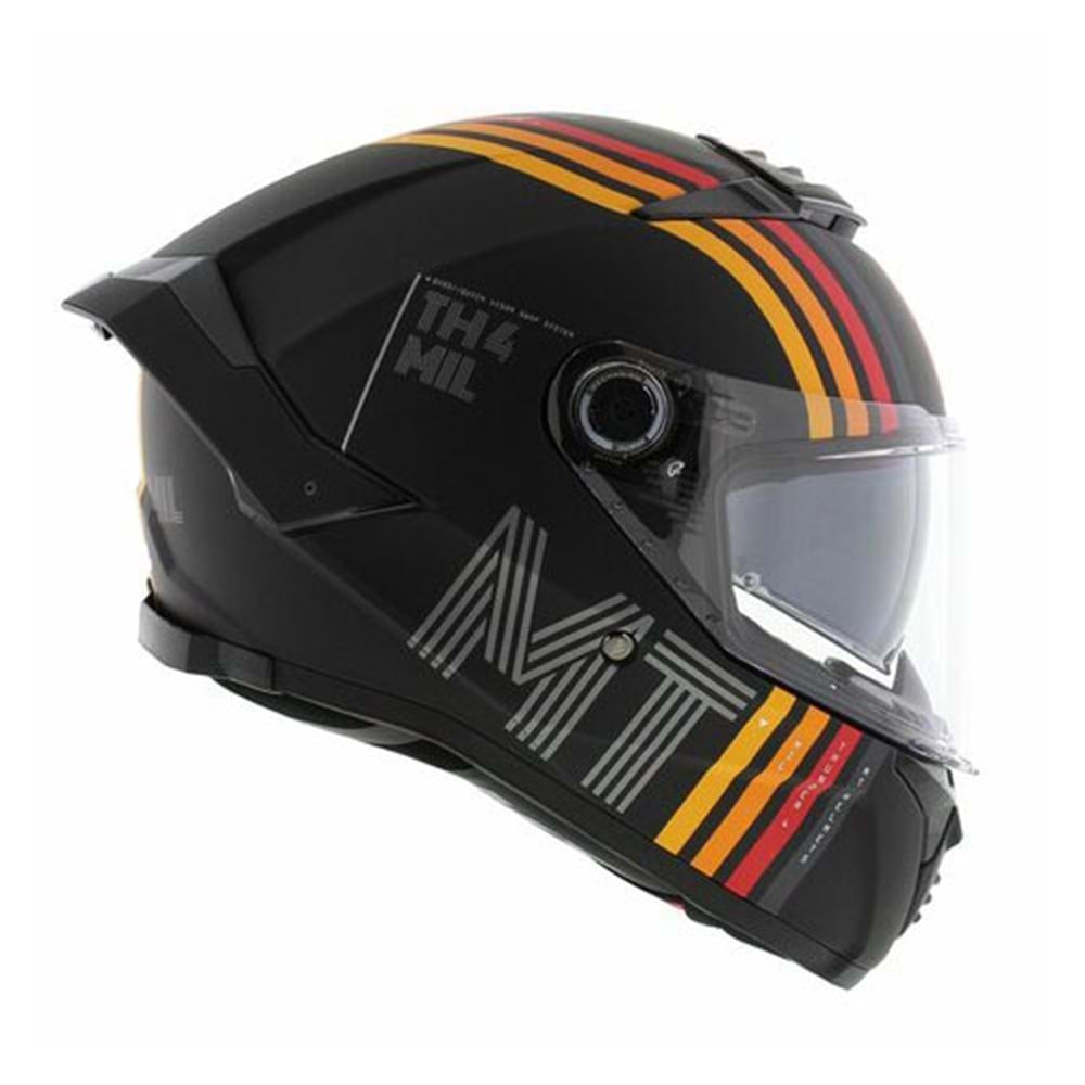 Kask Mt Thunder 4 Sv Mıl C2 Mat Siyah - XL Beden