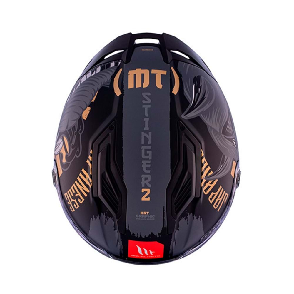 MT Kask Stinger 2 KRT B9 Motosiklet Kaskı Mat Siyah - XL Beden