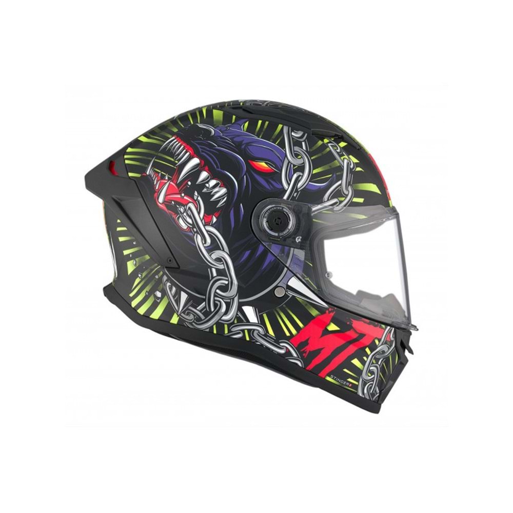 MT Kask Stinger 2 AKIN A3 Motosiklet Kaskı Mat Siyah