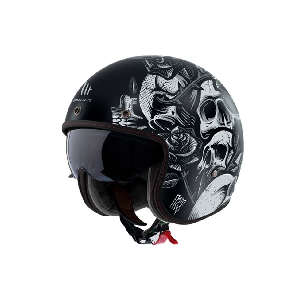 MT Kask Le Mans 2 Breakout Motosiklet Kaskı Mat Siyah - M Beden