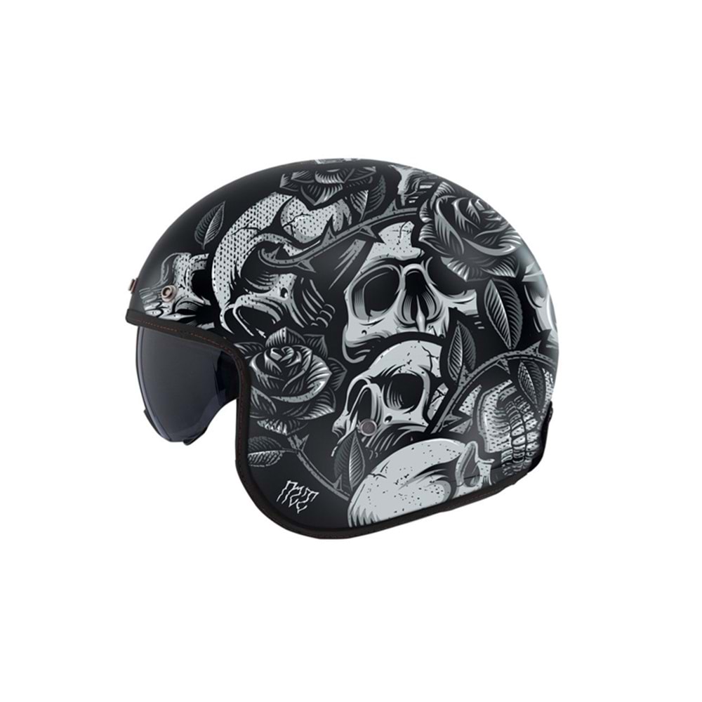 MT Kask Le Mans 2 Breakout Motosiklet Kaskı Mat Siyah - M Beden