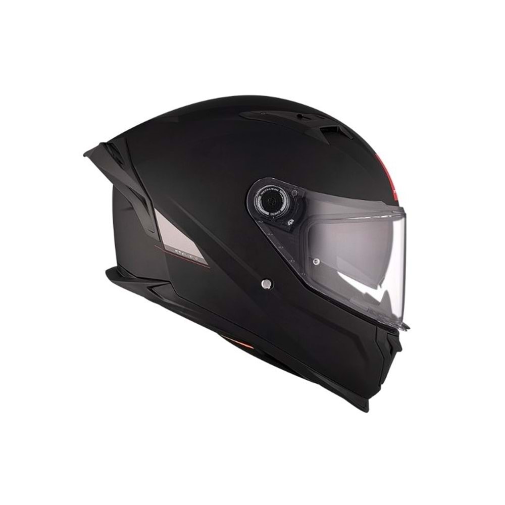 MT Kask Braker A1 Mat Siyah Motosiklet Kask - 2XL Beden