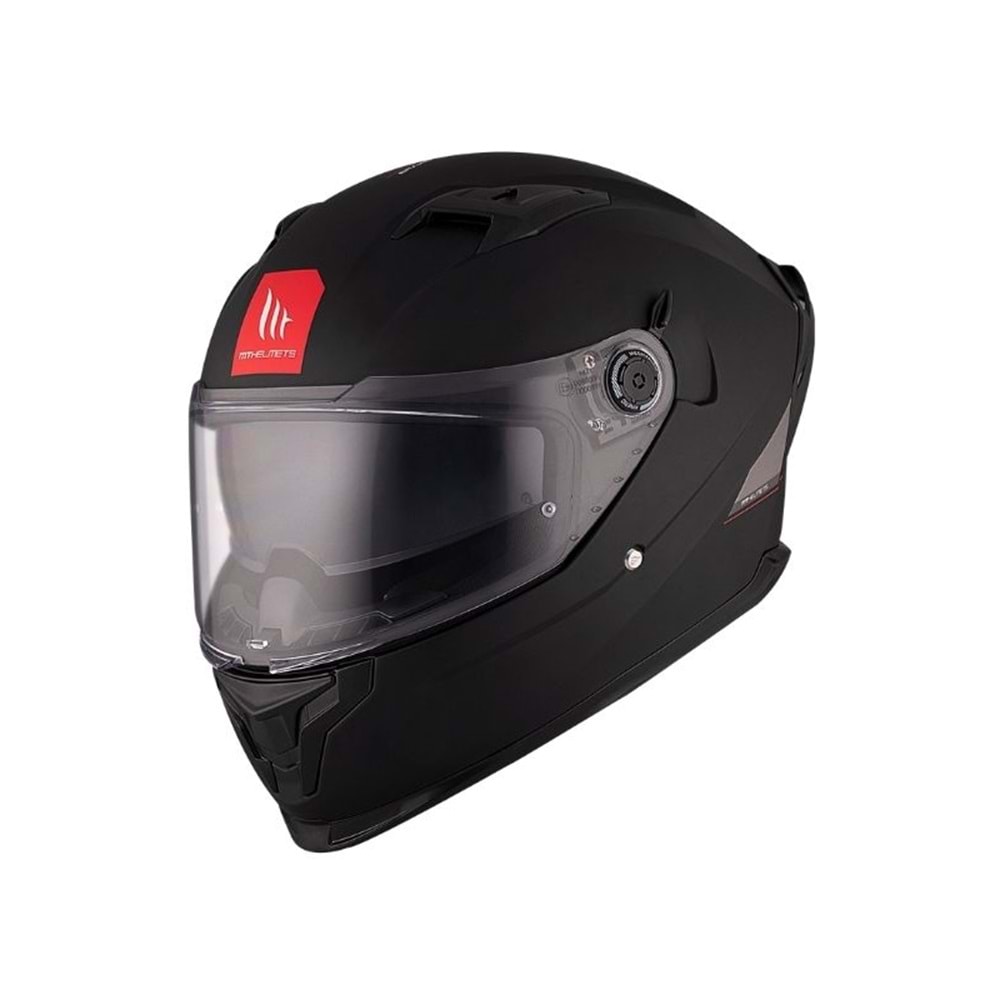 MT Kask Braker A1 Mat Siyah Motosiklet Kask - 2XL Beden