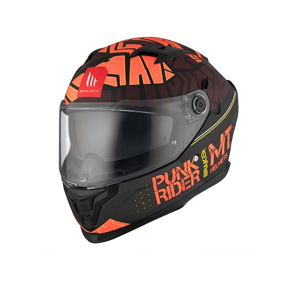 MT Kask Braker Punk Rıder B5 Mat Siyah - XL Beden