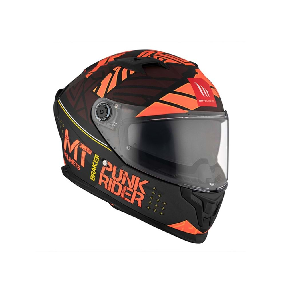 MT Kask Braker Punk Rıder B5 Mat Siyah - XL Beden