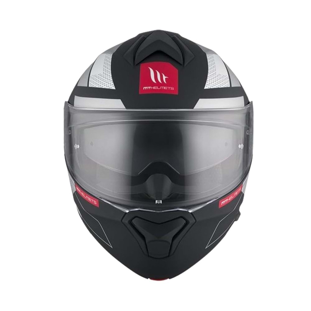 MT Kask Genesis Sv B2 Talo Mat Siyah Gri - S Beden