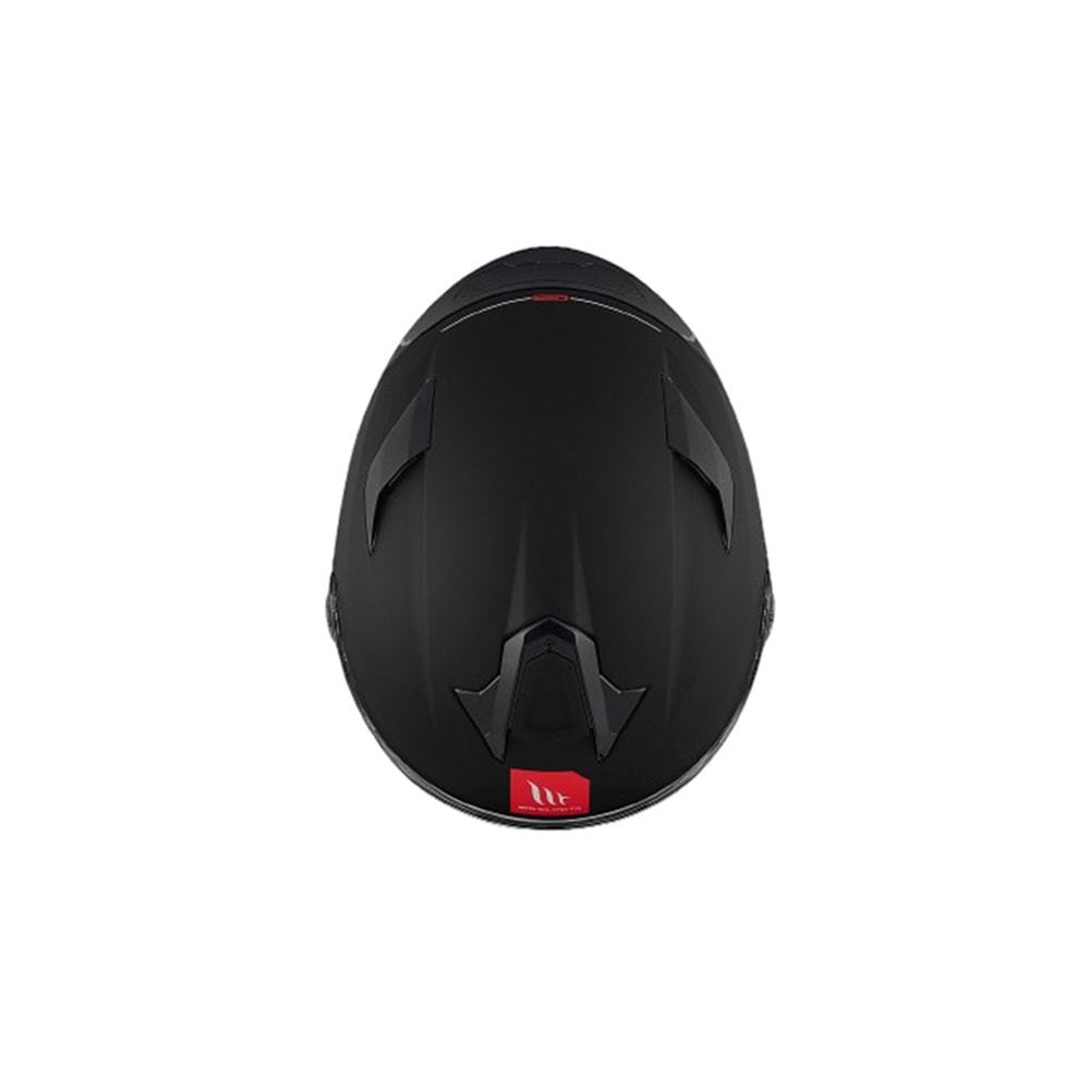 Kask Mt Targo S Solıd A1 Mat Siyah - M Beden