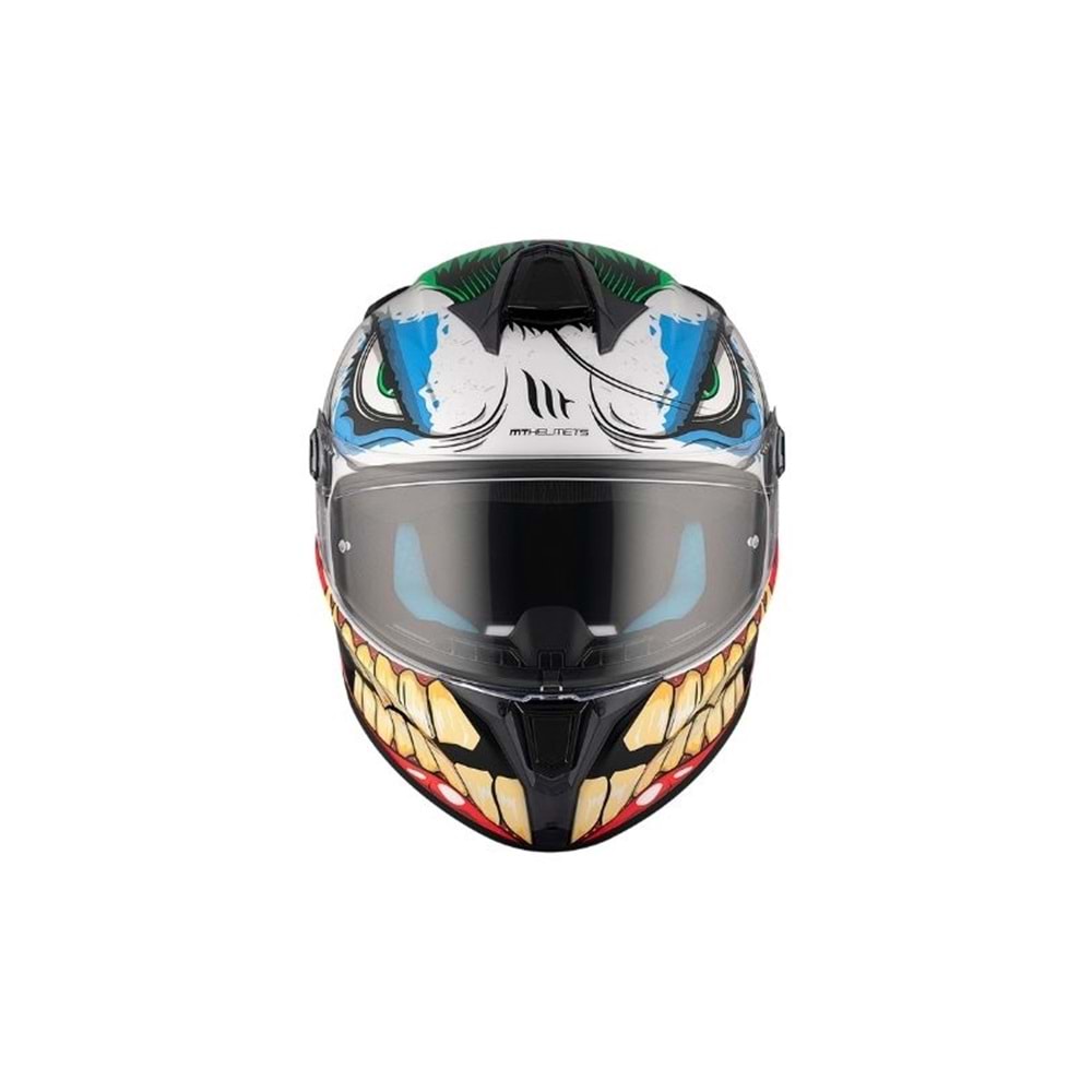 Kask Mt Targo S Joke A5 Parlak Siyah - XL Beden