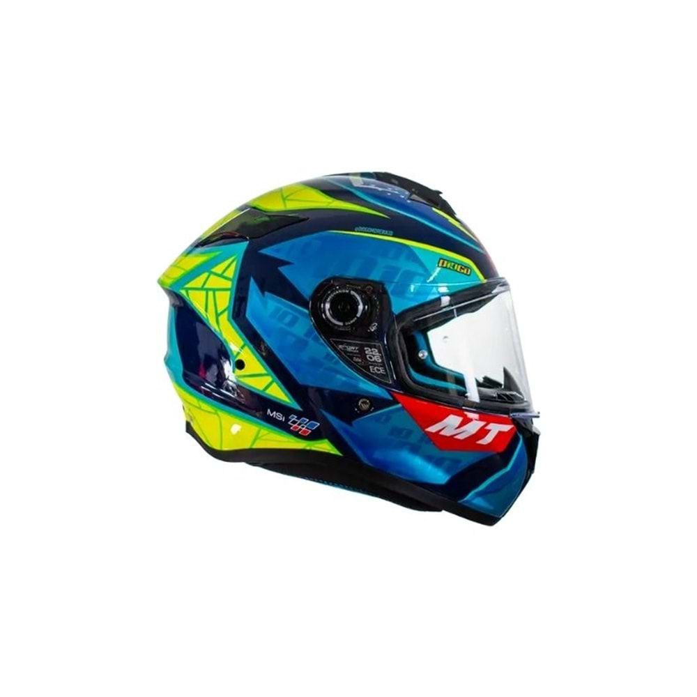 Kask Mt Targo S Dıogo Moreıra C7 Parlak Mavi - L Beden