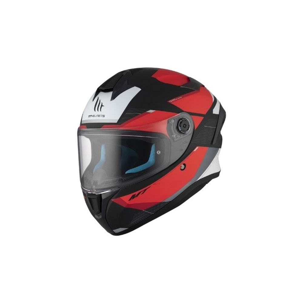 Kask Mt Targo S Kay B5 Mat Siyah-Kırmızı - L Beden